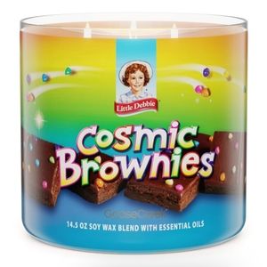 🍫🍭🧁Cosmic Brownies (Little Debbie) 3-Wick Holiday Candle🍭🍫🧁